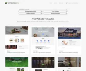 Templatewire.com(Free Bootstrap HTML Website Templates) Screenshot