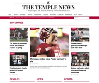 Temple-News.com(A watchdog for the Temple University community since 1921) Screenshot