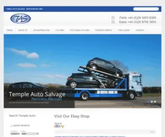 Templeautosalvage.com(Northern Ireland) Screenshot