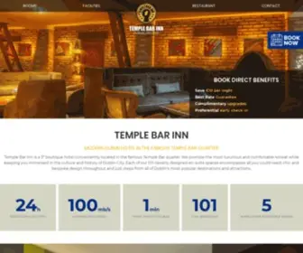 Templebarinn.com(Temple Bar Inn Dublin) Screenshot