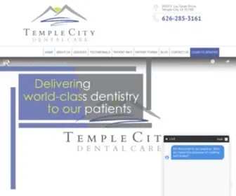 Templecitydental.com(Temple City Dental Care) Screenshot