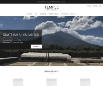 Templecoffee.com(Free Shipping over $25) Screenshot