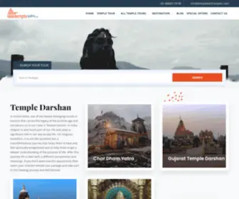 Templedarshanyatri.com(Book Pilgrimage Tour Packages India at Temple Darshan Yatri) Screenshot