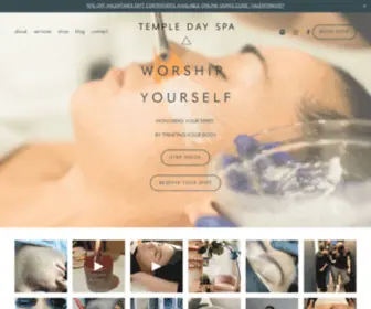 Templedayspasavannah.com(Temple Day Spa) Screenshot