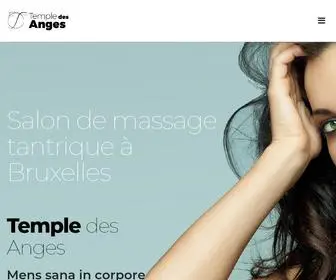 Templedesanges.com(Salon de massage tantrique) Screenshot