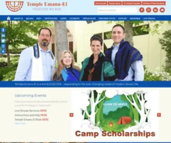 Templeemanuelatlanta.org(Temple Emanu) Screenshot