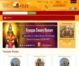 Templefolks.com(Temple Pedia) Screenshot