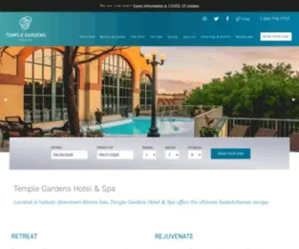 Templegardens.sk.ca(Temple Gardens Hotel & Spa) Screenshot