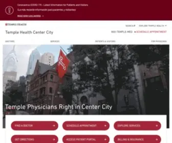 Templehealthcentercity.org(Temple Health Center City) Screenshot