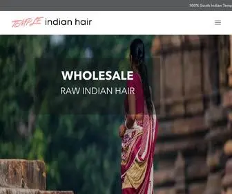 Templeindianhair.com(Wholesale Indian Hair) Screenshot