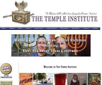 Templeinstitute.org(The Temple Institute) Screenshot