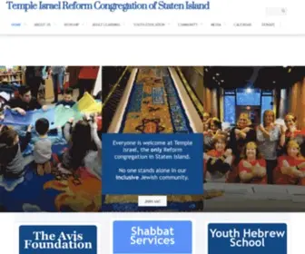 Templeisraelsiny.org(Temple Israel Staten Island Reform Jewish Congregation) Screenshot