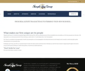 Templelawgrp.com(Temple Law Group) Screenshot