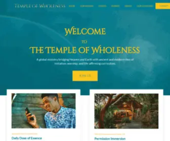 Templeofwholeness.org(Temple of Wholeness) Screenshot