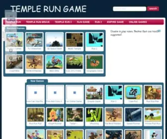 Templerunonlinegame.com(Play Temple Run Online Game) Screenshot