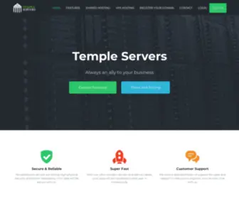 Templeservers.com(Shared & VPS Hosting) Screenshot