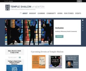 Templeshalom.org(Temple Shalom) Screenshot