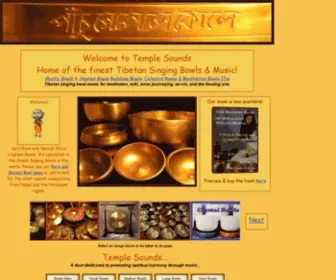 Templesounds.net(Temple Sounds Tibetan Singing Bowls) Screenshot