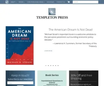 Templetonpress.org(A nonprofit foundation established by Sir John Templeton. It's mission) Screenshot