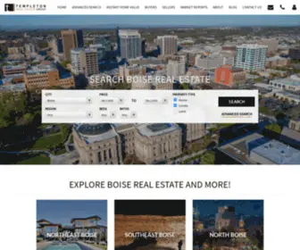 Templetonrealestategroup.com(Boise Idaho Real Estate for Sale) Screenshot