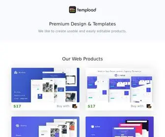 Tempload.com(Premium Design & Templates) Screenshot