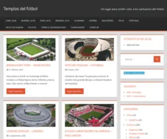 Templosdelfutbol.com(Templos del fútbol) Screenshot