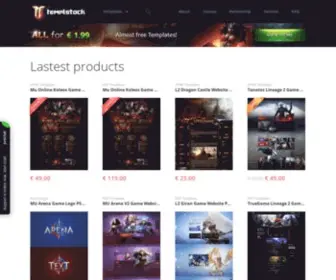 Templstock.com(Game Website Templates) Screenshot