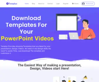 Templyo.com(Download Canva And Animated Powerpoint Templates Free) Screenshot