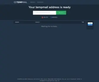 Tempmail.net(Free Temporary Mail Address) Screenshot