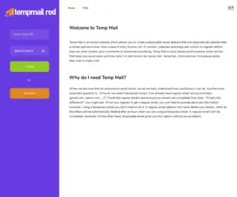 Tempmail.red(Free Temporary email) Screenshot