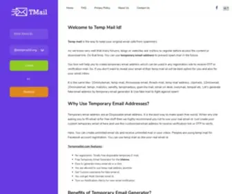 Tempmailid.com(Temporary Email Generator) Screenshot