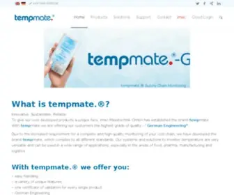 Tempmate.com(Tempmate.®) Screenshot