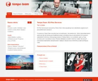 Tempo-Team.pl(Praca w Holandii przez Tempo) Screenshot