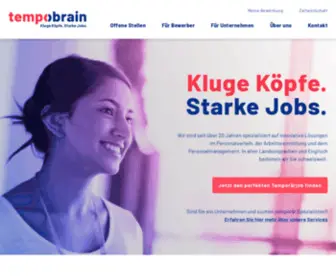 Tempobrain.com(Tempobrain EN) Screenshot