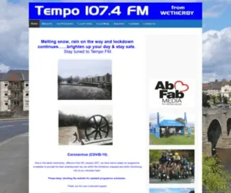 Tempofm.co.uk(Wetherby's very own Community Radio Station) Screenshot