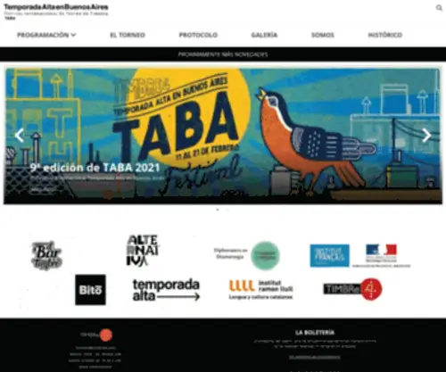 Temporadaaltaenbuenosaires.com(Temporada Alta en Buenos Aires) Screenshot