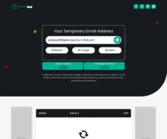 Temporary-Mail.com(Disposable email) Screenshot