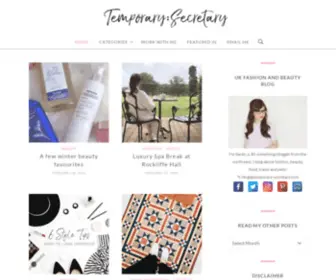 Temporary-Secretary.com(UK fashion) Screenshot