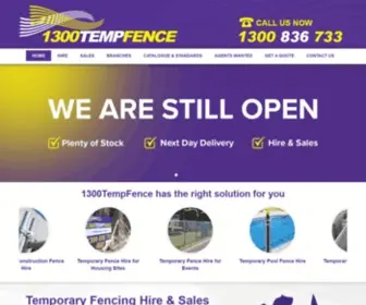 Temporaryfence.com.au(Leaders in Complete Site Solutions in 2020) Screenshot