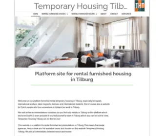 Temporaryhousingtilburg.com(Temporary Housing Tilburg) Screenshot