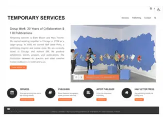 Temporaryservices.org(TEMPORARY SERVICES) Screenshot