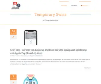 Temporaryswiss.ch(Home) Screenshot