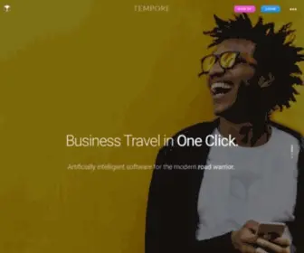 Tempore.com(Business Travel in One Click) Screenshot