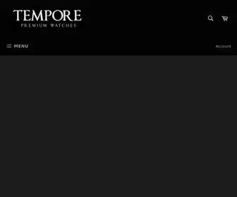 Temporewatches.com(Tempore Watches) Screenshot