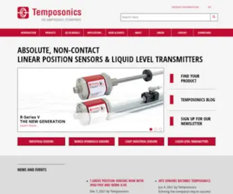Temposonics.com(Temposonics Linear Position Sensors & Liquid Level Transmitters) Screenshot