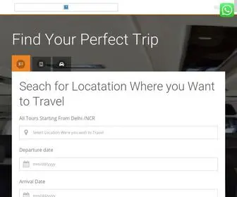 Tempotraveller.in(Home Page New) Screenshot