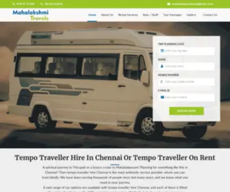 Tempotravellerchennai.in(Tempo Traveller Rental Chennai) Screenshot