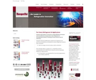 Temprite.com(Refrigeration Components for every Refrigeration Application) Screenshot