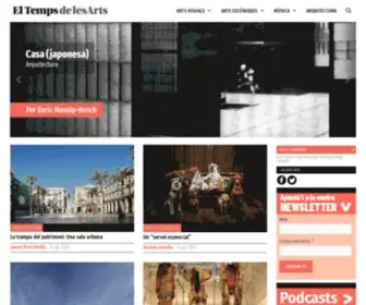 Tempsarts.cat(Actualitat i divulgaci) Screenshot