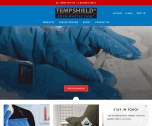 Tempshield.com Screenshot